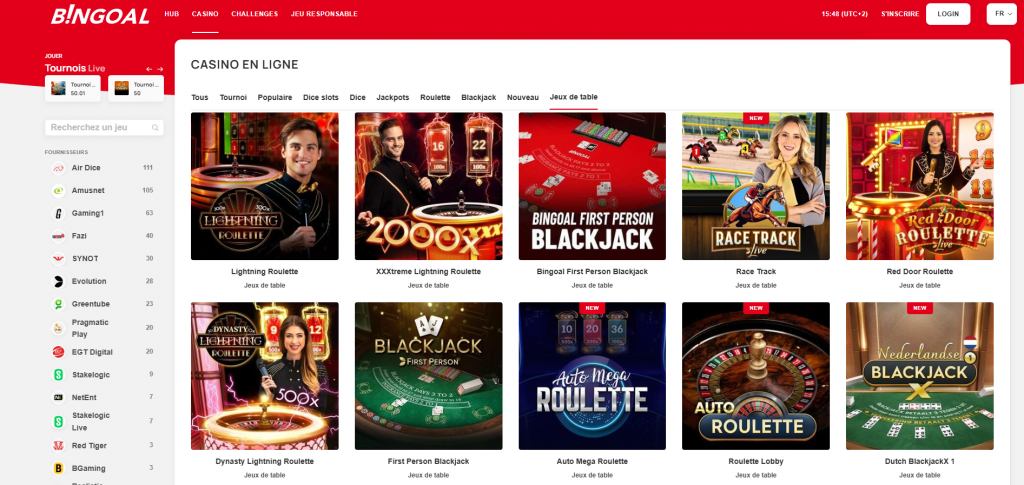 jeux lives Bingoal 